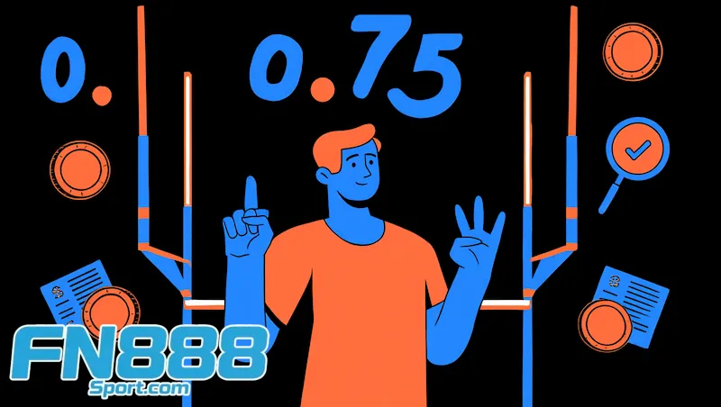 ราคาบอล 0.75 (ครึ่งควบลูก)