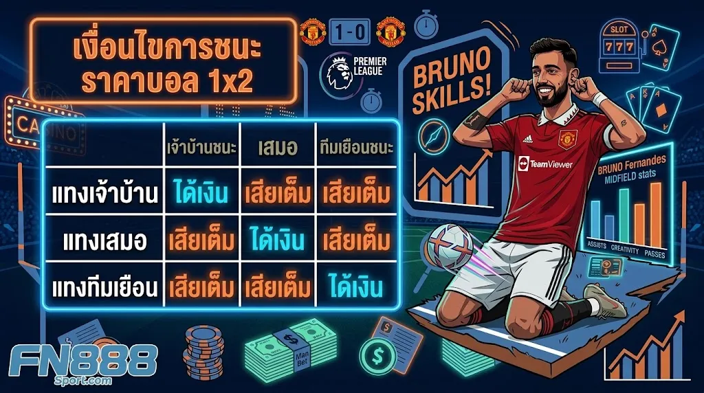 ราคาบอล 1x2 คืออะไร